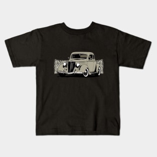 Green 36 Ford 5 Window Coupe Kids T-Shirt